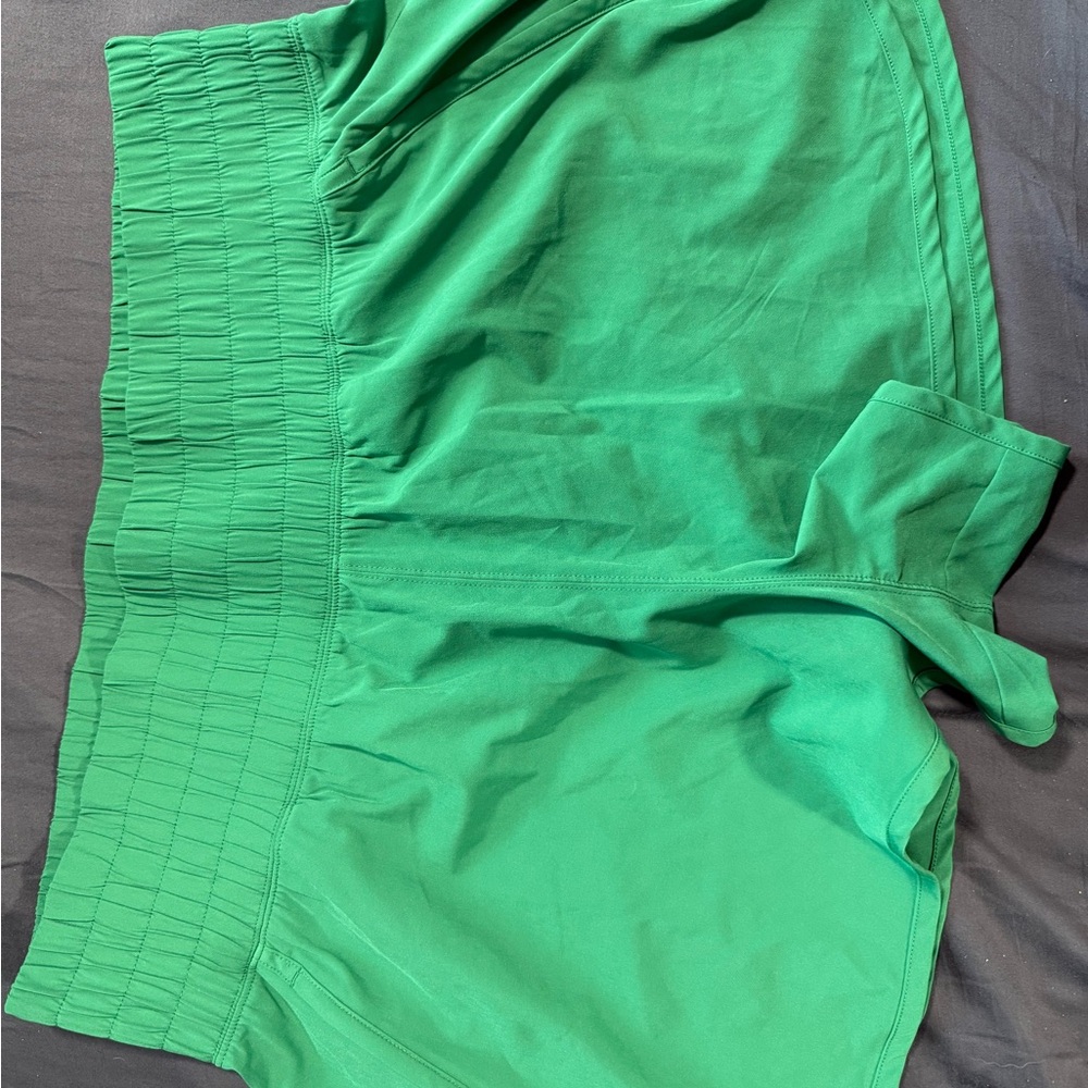 Abercrombie & Fitch Green Athletic Shorts